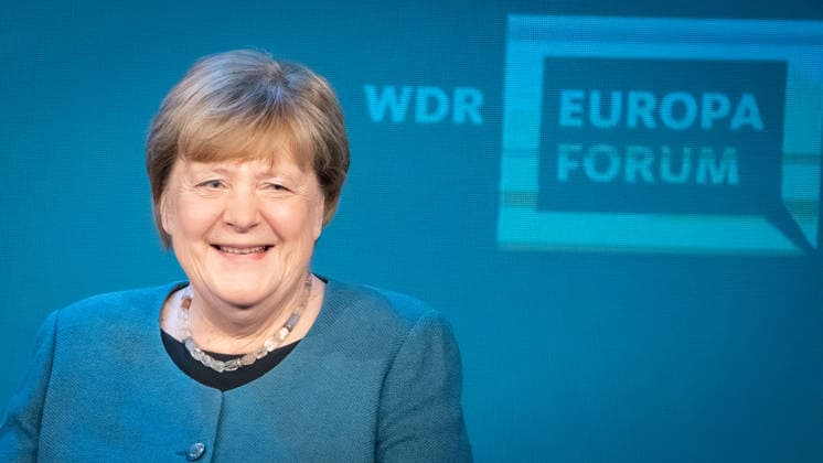 Former German Chancellor Angela Merkel at the WDR Europaforum as part of the re publica 2026 digital conference re publica 2026 in Berlin, Berlin Berlin Germany Event location STATION