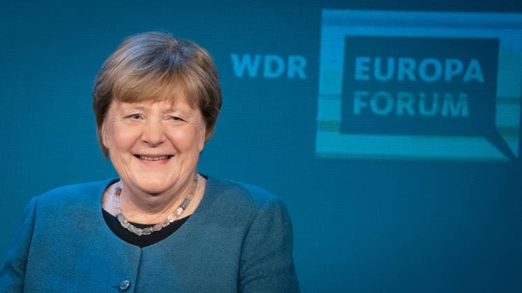 Former German Chancellor Angela Merkel at the WDR Europaforum as part of the re publica 2026 digital conference re publica 2026 in Berlin, Berlin Berlin Germany Event location STATION