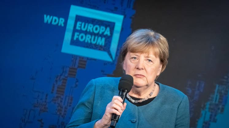 Former German Chancellor Angela Merkel at the WDR Europaforum as part of the re publica 2026 digital conference re publica 2026 in Berlin, Berlin Berlin Germany Event location STATION