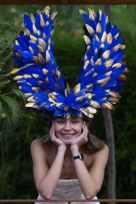Press day opens for RHS Chelsea Flower Show LONDON, UNITED KINGDOM - MAY 18: Model poses during the press day of the RHS Chelsea Flower Show in London, United Kingdom, on May 18, 2026, where various garden designs, live performances and promotional events were presented to members of the media. Rasid Necati Aslim Anadolu London United Kingdom. Editorial use only. Please get in touch for any other usage.  Copyright: x2026xAnadoluxRasidxNecatixAslimx