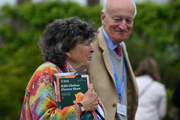 Press day opens for RHS Chelsea Flower Show LONDON, UNITED KINGDOM - MAY 18: Visitors attend the press day of the RHS Chelsea Flower Show in London, United Kingdom, on May 18, 2026, where various garden designs, live performances and promotional events were presented to members of the media. Rasid Necati Aslim Anadolu London United Kingdom. Editorial use only. Please get in touch for any other usage.  Copyright: x2026xAnadoluxRasidxNecatixAslimx