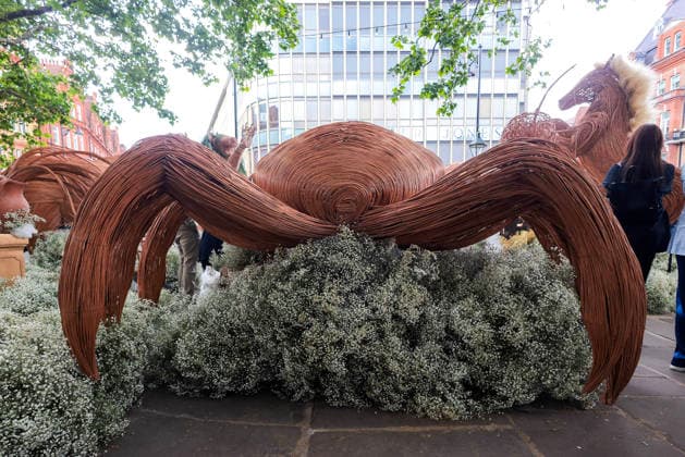 . 18 05 2026. London, United Kingdom. Chelsea in Bloom. Produced by Cadogan, in association with the Royal Horticultural Society (RHS), the world class alternative floral art show is back for its 21st anniversary, transforming the streets of Chelsea from 18-24 May, with breathtaking displays made of fresh flowers.  xMartynxWheatleyx xi-Imagesx IIM-26781-0016
