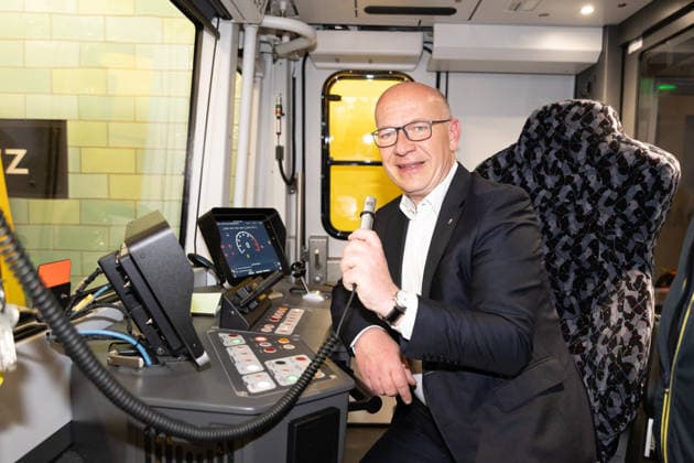 Kai Wegner, Governing Mayor BVG celebrates new fleet for the Berlin underground lines U5 and U9, on 18 05 2026 in Berlin, U Bahn Alexander Platz , Germany