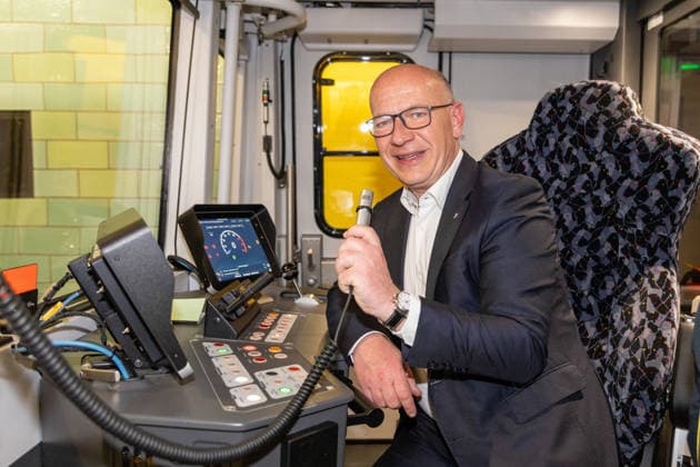 Kai Wegner, Governing Mayor BVG celebrates new fleet for the Berlin underground lines U5 and U9, on 18 05 2026 in Berlin, U Bahn Alexander Platz , Germany