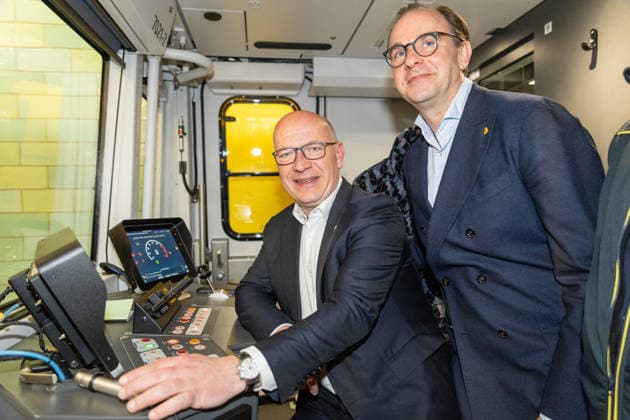 Kai Wegner, Governing Mayor BVG celebrates new fleet for the Berlin underground lines U5 and U9, on 18 05 2026 in Berlin, U Bahn Alexander Platz , Germany