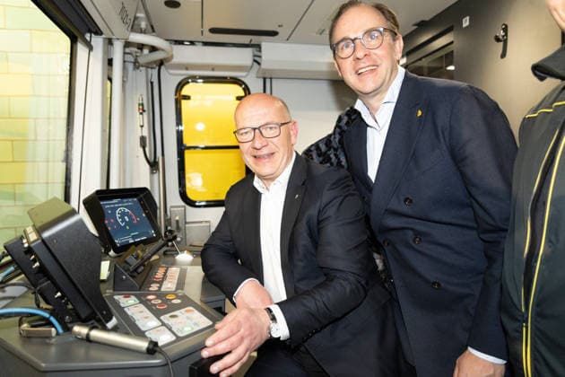 Kai Wegner, Governing Mayor BVG celebrates new fleet for the Berlin underground lines U5 and U9, on 18 05 2026 in Berlin, U Bahn Alexander Platz , Germany