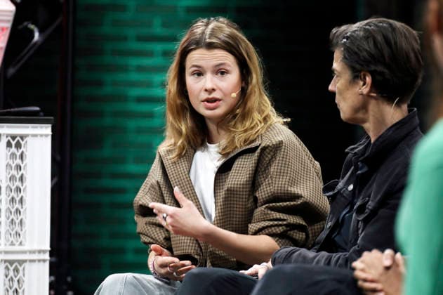 Luisa Neubauer at the talk on Stage 2 at the re publica 2026 digital trade fair at Station Berlin Berlin, 18 05 2026 Foto:xAgenturxWehnertx xGränzdörferx xFuturexImagex neubauer_6523