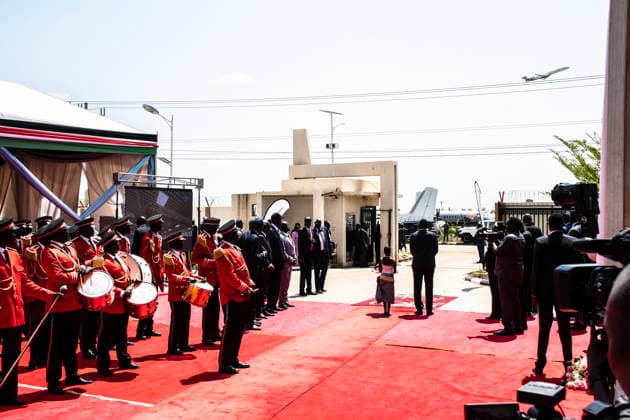 May 18, 2026, Juba, Ces Juba, South Sudan: South Sudan President Salva Kiir Mayardit officially inaugurates the country new Air Traffic Management System at Juba International Airport, President Kiir unveiled the system that enables South Sudan to independently manage its airspace for the first time since independence. Juba South Sudan  - ZUMAb132 20260518_zip_b132_003 Copyright: xSamirxBolx