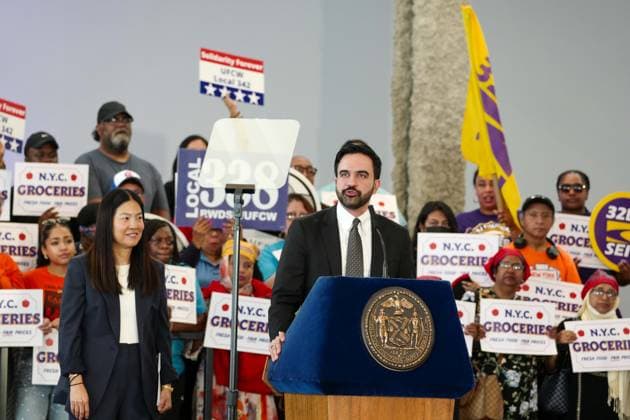 Second Public City Run Grocery Store New York, NY- May 18: Mayor Mamdani Announces Location for Second Public City Run Grocery Store at the Peninsula in Mott Haven the Bronx on May 18, 2026 Credit: Camara Porter AdMedia EDITORIAL USE ONLY  Copyright: xx AdMediax admphotostwo990046