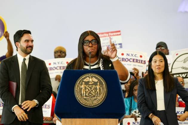 Second Public City Run Grocery Store New York, NY- May 18: Mayor Mamdani Announces Location for Second Public City Run Grocery Store at the Peninsula in Mott Haven the Bronx on May 18, 2026 Credit: Camara Porter AdMedia EDITORIAL USE ONLY  Copyright: xx AdMediax admphotostwo990071