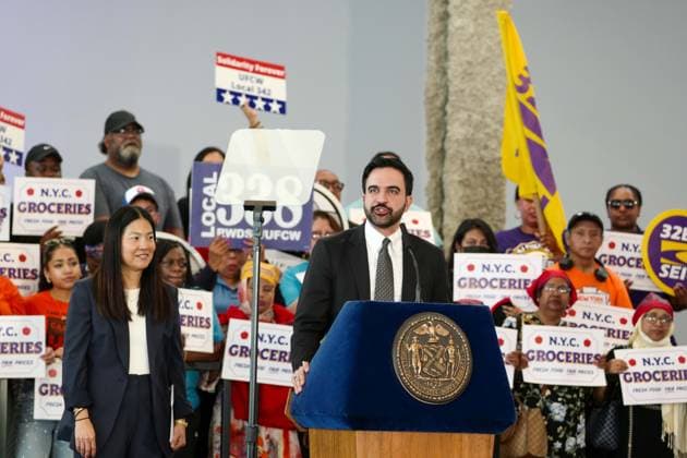 Second Public City Run Grocery Store New York, NY- May 18: Mayor Mamdani Announces Location for Second Public City Run Grocery Store at the Peninsula in Mott Haven the Bronx on May 18, 2026 Credit: Camara Porter AdMedia EDITORIAL USE ONLY  Copyright: xx AdMediax admphotostwo990072