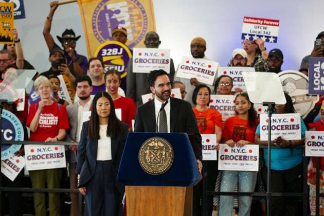 Second Public City Run Grocery Store New York, NY- May 18: Mayor Mamdani Announces Location for Second Public City Run Grocery Store at the Peninsula in Mott Haven the Bronx on May 18, 2026 Credit: Camara Porter AdMedia EDITORIAL USE ONLY  Copyright: xx AdMediax admphotostwo990073