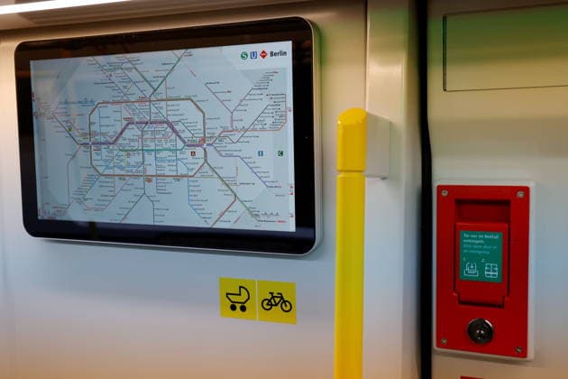 Germany, Berlin, New cars for the U5 to U9 lines, Official handover of the new underground trains to passengers