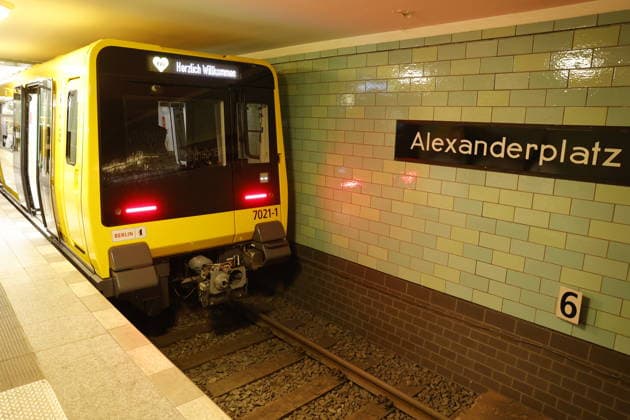 Germany, Berlin, New cars for the U5 to U9 lines, Official handover of the new underground trains to passengers