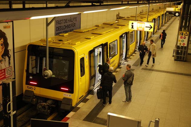 Germany, Berlin, New cars for the U5 to U9 lines, Official handover of the new underground trains to passengers