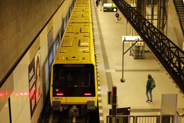 Germany, Berlin, New cars for the U5 to U9 lines, Official handover of the new underground trains to passengers
