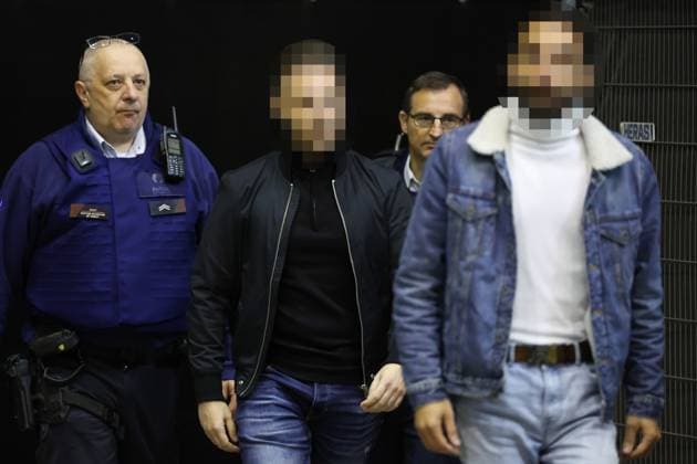 Accused Paolo Falzone and Antonino Falzone arrive for the trial of P. and A. Falzone, at the Court of Appeal of Mons, on Tuesday 19 May 2026. The trial of the two men concerns the 2022 tragedy in Strepy-Bracquegnies, where a car plowed into a carnival parade around 5:00. Six people died at the scene, and a seventh months later in the hospital. P. Falzone is charged with seven murder and 81 attempted murder. A. Falzone with failure to render aid to a person in danger. It is the third week of the trial with some more witness.  VIRGINIExLEFOUR 174378889