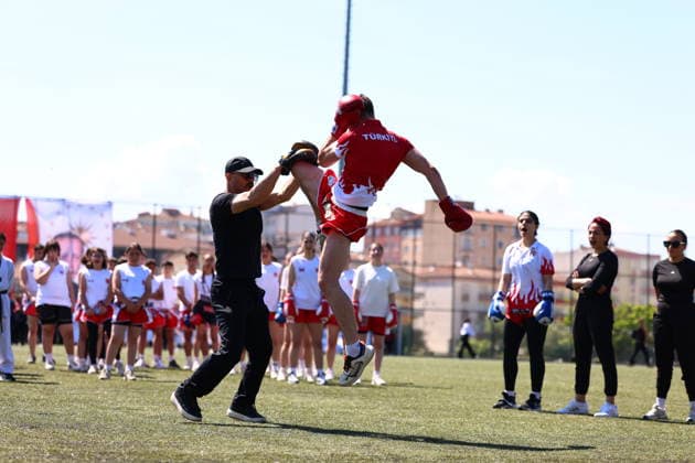 Turkiye marks 19th May Commemoration of Ataturk, Youth and Sports Day TEKIRDAG, TURKIYE - MAY 19: A performance is held during a ceremony on the occasion of 19 May Commemoration of Ataturk, Youth and Sports Day at the Kapakli district in Tekirdag, Turkiye on May 19, 2026. Ugur Arslan Anadolu Tekirdag Turkey. Editorial use only. Please get in touch for any other usage.  Copyright: x2026xAnadoluxUgurxArslanx