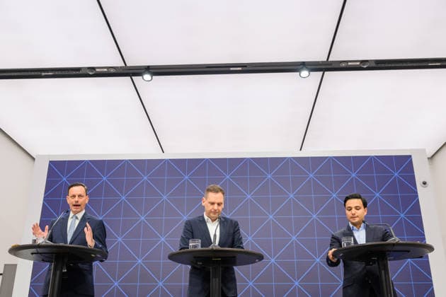 photonews at Wien, 19 05 2026 Ahead of tomorrows National Council meeting on 20 May, the governments parliamentary group leaders invite you to a preview of the agenda PHOTO ÖVP parliamentary gr