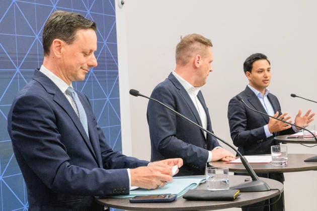 photonews at Wien, 19 05 2026 Ahead of tomorrows National Council meeting on 20 May, the governments parliamentary group leaders invite you to a preview of the agenda PHOTO ÖVP parliamentary gr