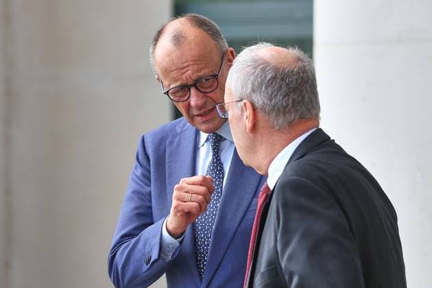 Berlin, Germany, 19 05 2026 Federal Chancellery Reception of the President of the Swiss Confederation Federal Chancellor Friedrich Merz CDU and Guy Parmelin Copyright: xdtsxNachrichtenagenturx dts_119442
