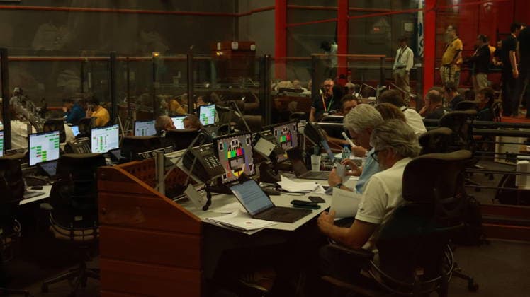 (260519) -- KOUROU, May 19, 2026 -- Staff members work at the Kourou launch center in French Guiana, May 19, 2026. The China-Europe jointly developed Solar wind Magnetosphere Ionosphere Link Explorer (SMILE) was launched into orbit on Tuesday, expected to usher in a new era in space weather forecasting and mark a deeper, more exemplary phase in China-Europe space science cooperation. TO GO WITH China Focus: SMILE in sky: a new chapter in China-Europe space science cooperation (Photo by Xinhua) FRENCH GUIANA-KOUROU-CHINA-EUROPE-SATELLITE-SMILE-LAUNCH RicardoxMontoya 