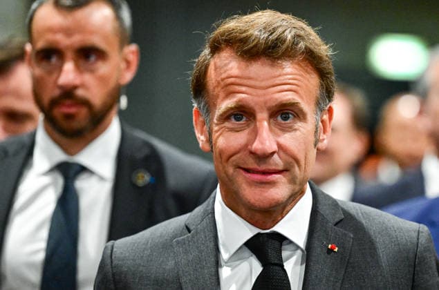 Le président de la République française Emmanuel Macron lors de sa visite du salon REuse economy expo au parc des expositions de la Porte de Versailles à Paris, le 19 mai 2026 Christian Liewig Bestimage French President Emmanuel Macron visits the REuse Economy fair at Porte de Versailles exhibition center in Paris, France, on May 19, 2026 Paris France  Copyright: xChristianxLiewigx xBestimagexChristianxLiewigx xBestimagex