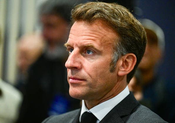 Le président de la République française Emmanuel Macron lors de sa visite du salon REuse economy expo au parc des expositions de la Porte de Versailles à Paris, le 19 mai 2026 Christian Liewig Bestimage French President Emmanuel Macron visits the REuse Economy fair at Porte de Versailles exhibition center in Paris, France, on May 19, 2026 Paris France  Copyright: xChristianxLiewigx xBestimagexChristianxLiewigx xBestimagex