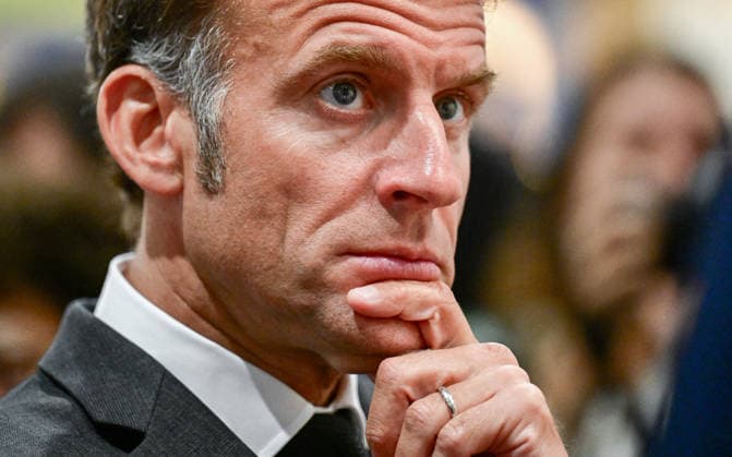 President Macron At REuse Economy Expo - Paris French President Emmanuel Macron visits the REuse Economy fair at Porte de Versailles exhibition centre in Paris, France, on May 19, 2026. Photo by Christian Liewig Pool ABACAPRESS.COM Paris France  Copyright: xLiewigxChristian Pool ABACAx