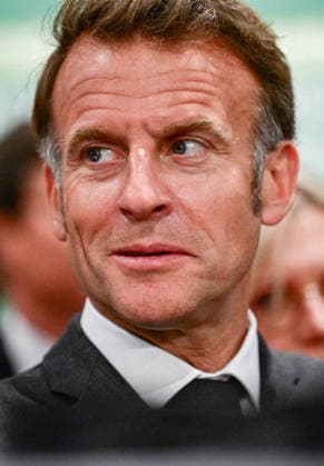 President Macron At REuse Economy Expo - Paris French President Emmanuel Macron visits the REuse Economy fair at Porte de Versailles exhibition centre in Paris, France, on May 19, 2026. Photo by Christian Liewig Pool ABACAPRESS.COM Paris France  Copyright: xLiewigxChristian Pool ABACAx