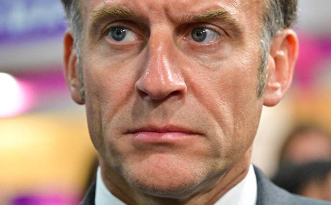 President Macron At REuse Economy Expo - Paris French President Emmanuel Macron visits the REuse Economy fair at Porte de Versailles exhibition centre in Paris, France, on May 19, 2026. Photo by Christian Liewig Pool ABACAPRESS.COM Paris France  Copyright: xLiewigxChristian Pool ABACAx