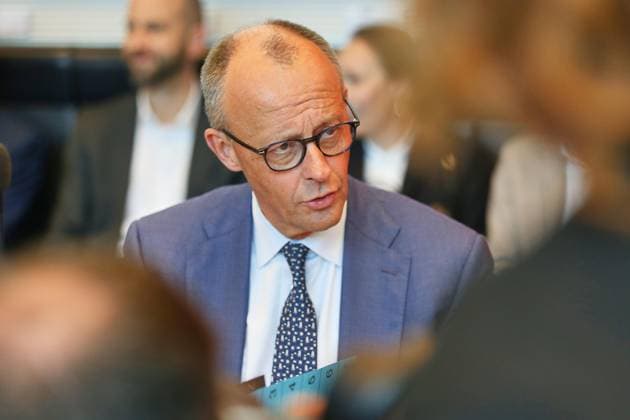 Berlin, Germany, 19 05 2026 German Bundestag SPD parliamentary group meeting CDU leader and Federal Chancellor Friedrich Merz CDU center guest in the parliamentary group Copyright: xdtsxNachrichtenagenturx dts_119542