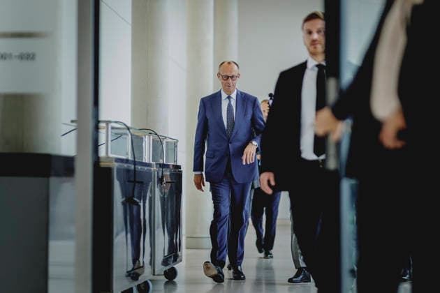 Friedrich Merz CDU , Federal Chancellor, taken before the SPD parliamentary group meeting in Berlin, 19 05 2026 Berlin Germany Copyright: xFlorianxGaertnerx