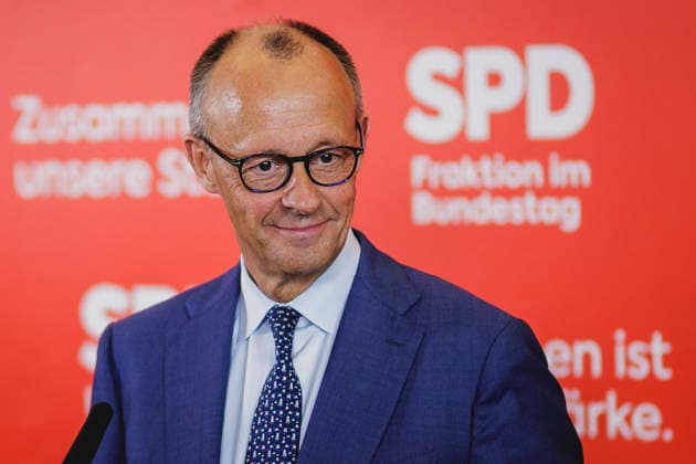 Friedrich Merz CDU , Federal Chancellor, recorded during a press statement before the SPD parliamentary group meeting in Berlin, 19 05 2026 Berlin Germany Copyright: xFlorianxGaertnerx