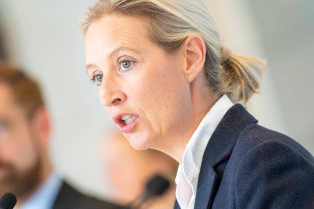 Alice Weidel EUR, Germany, Berlin, 19 05 2026 Press statement by Alice Weidel Co-Chairwoman of the AfD parliamentary group in the Bundestag