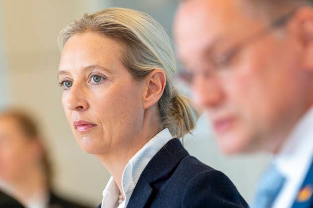 Alice Weidel EUR, Germany, Berlin, 19 05 2026 Press statement by Alice Weidel Co-Chairwoman of the AfD parliamentary group in the Bundestag