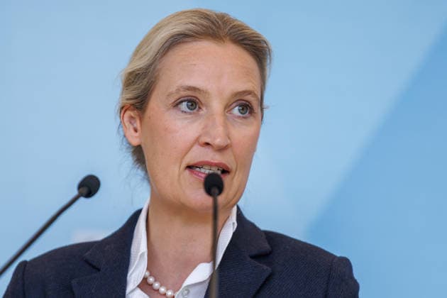 Statement AfD Alice Weidel AfD , at a statement of the AfD on 19 05 26 in Berlin Berlin Germany Reichstag