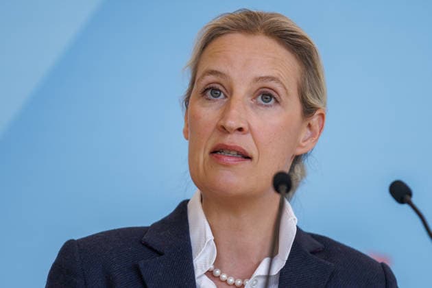 Statement AfD Alice Weidel AfD , at a statement of the AfD on 19 05 26 in Berlin Berlin Germany Reichstag