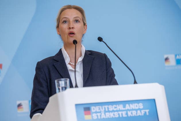 Statement AfD Alice Weidel AfD , at a statement of the AfD on 19 05 26 in Berlin Berlin Germany Reichstag