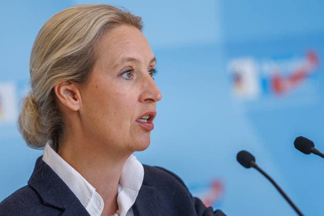 Statement AfD Alice Weidel AfD , at a statement of the AfD on 19 05 26 in Berlin Berlin Germany Reichstag