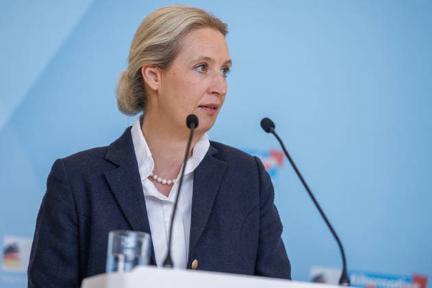 Statement AfD Alice Weidel AfD , at a statement of the AfD on 19 05 26 in Berlin Berlin Germany Reichstag