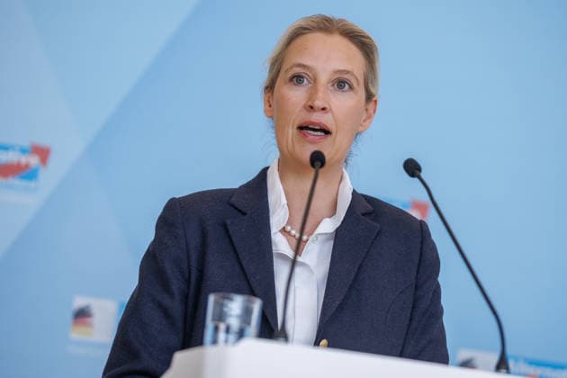 Statement AfD Alice Weidel AfD , at a statement of the AfD on 19 05 26 in Berlin Berlin Germany Reichstag