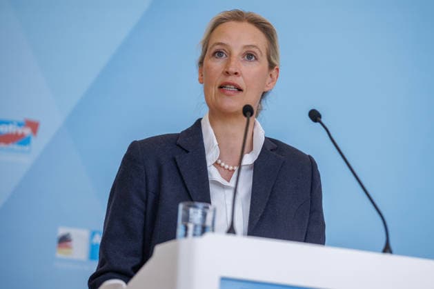Statement AfD Alice Weidel AfD , at a statement of the AfD on 19 05 26 in Berlin Berlin Germany Reichstag