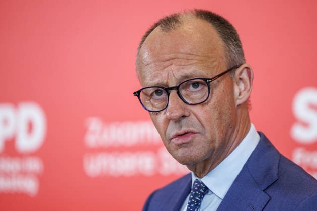 Statement SPD Federal Chancellor Friedrich Merz CDU before the parliamentary group meeting on 19 05 26 in Berlin Berlin Berlin Germany Reichstag