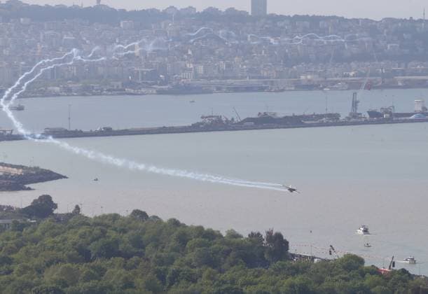 Turkiye marks 19th May Commemoration of Ataturk, Youth and Sports Day SAMSUN, TURKIYE - MAY 19: SOLOTURK, the Turkish Air Force s aerobatic team, performs during the 19 May Commemoration of Ataturk, Youth and Sports Day in Samsun, Turkiye on May 19, 2026. Recep Bilek Anadolu Samsun Turkey. Editorial use only. Please get in touch for any other usage.  Copyright: x2026xAnadoluxRecepxBilekx