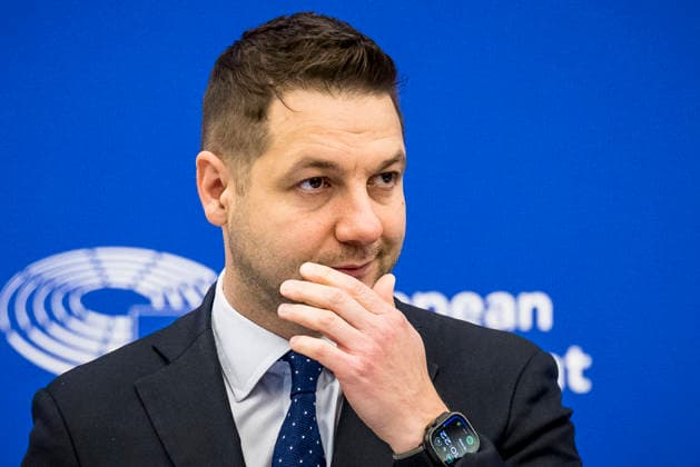 May 19, 2026: Patryk Jaki, Co-chair of the European Conservatives and Reformists (ECR) group, attend a briefing at the European Parliament in Strasbourg, France, 19.05.2026. . - ZUMAw80_ 20260519_faf_w80_023 Copyright: xWiktorxDabkowskix