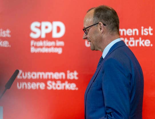 Friedrich Merz CDU , Federal Chancellor in the German Bundestag, taken before the SPD parliamentary group meeting in Berlin, 19 05 2026 Berlin Germany Copyright: xYonaxElsnerx