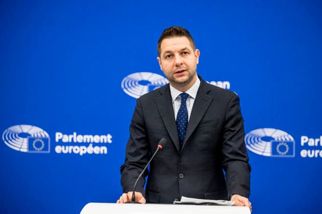 May 19, 2026: Patryk Jaki, Co-chair of the European Conservatives and Reformists (ECR) group, attend a briefing at the European Parliament in Strasbourg, France, 19.05.2026. . - ZUMAw80_ 20260519_faf_w80_017 Copyright: xWiktorxDabkowskix