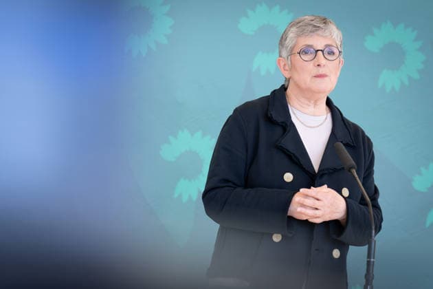 Press statement, Bündnis 90 Die Grünen, Britta Haßelmann Press statement, Reichstag building, Bundestag parliamentary group, Bündnis 90 Die Grünen, Chairwoman, Britta Haßelmann Berlin Berlin GER