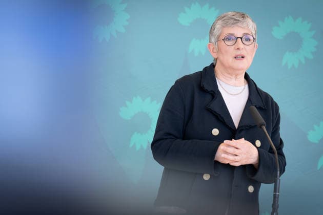 Press statement, Bündnis 90 Die Grünen, Britta Haßelmann Press statement, Reichstag building, Bundestag parliamentary group, Bündnis 90 Die Grünen, Chairwoman, Britta Haßelmann Berlin Berlin GER